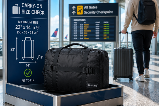 Airline Carry-On Rules and How 2PackBag Helps