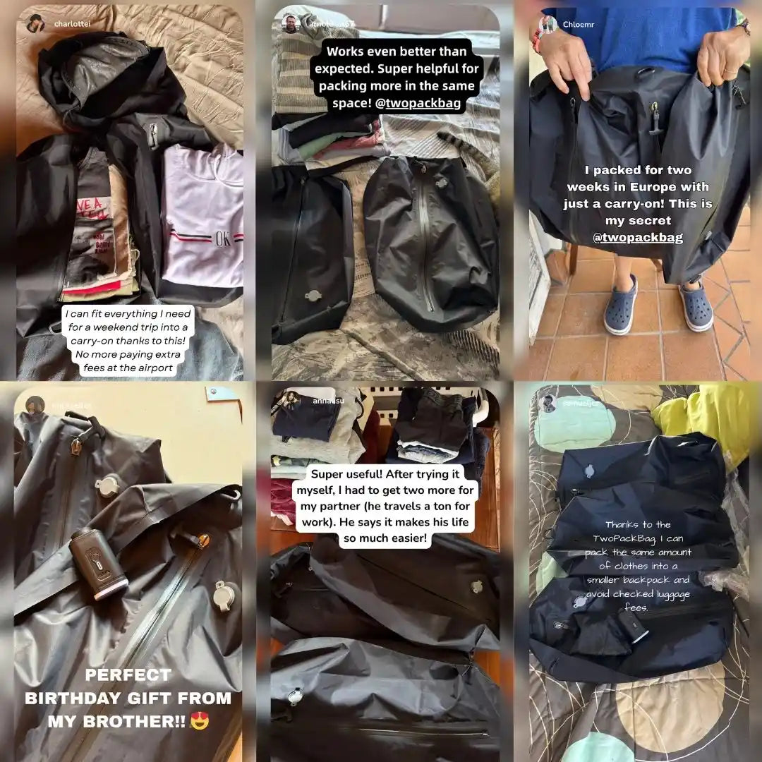 2PackBag™ - Pack More, Stress Less