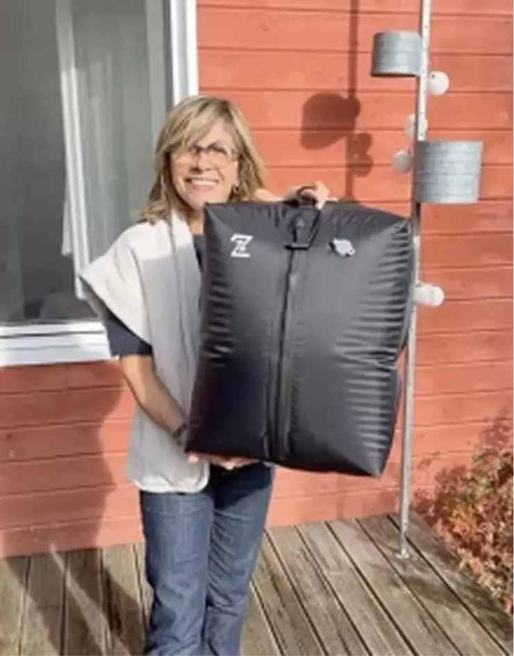 Karen's 2PackBag packed in suitcase